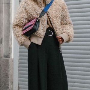 Banana Republic Teddy/Sherpa Jacket. size small.